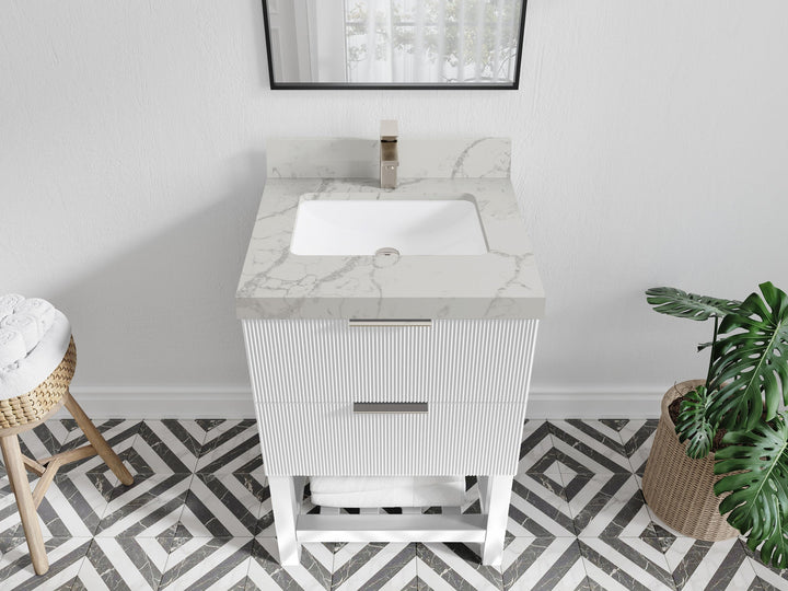 Catalina 24 in. W x 22 in. D Single Sink Bathroom Vanity - photo 41