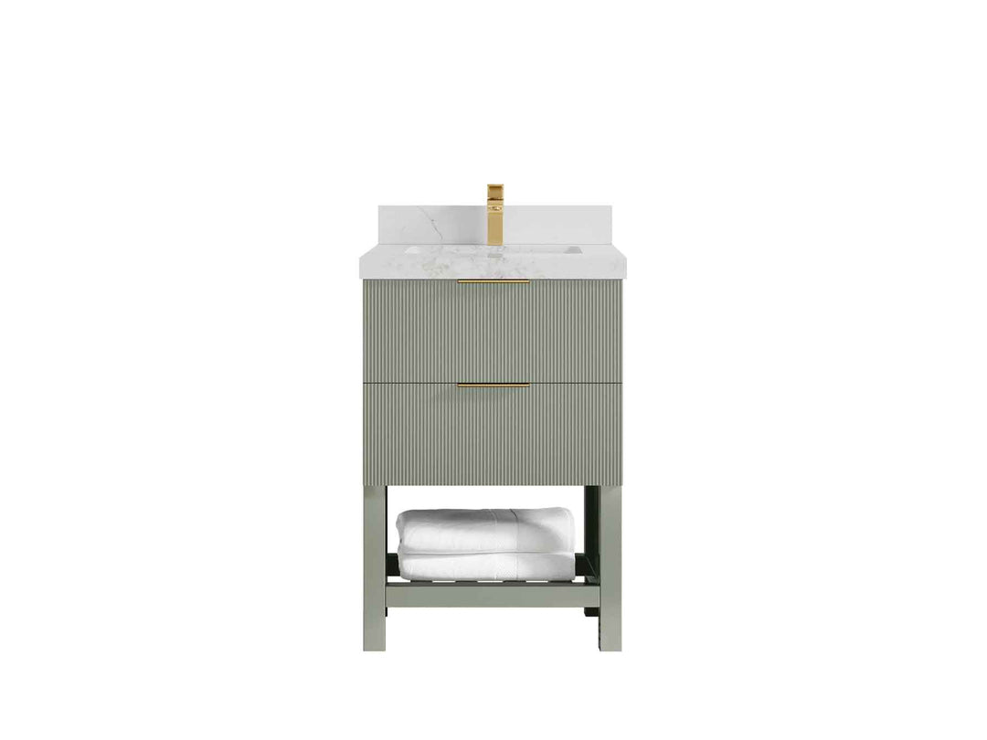 Catalina 24 in. W x 22 in. D Single Sink Bathroom Vanity - Willow Bath and Vanity