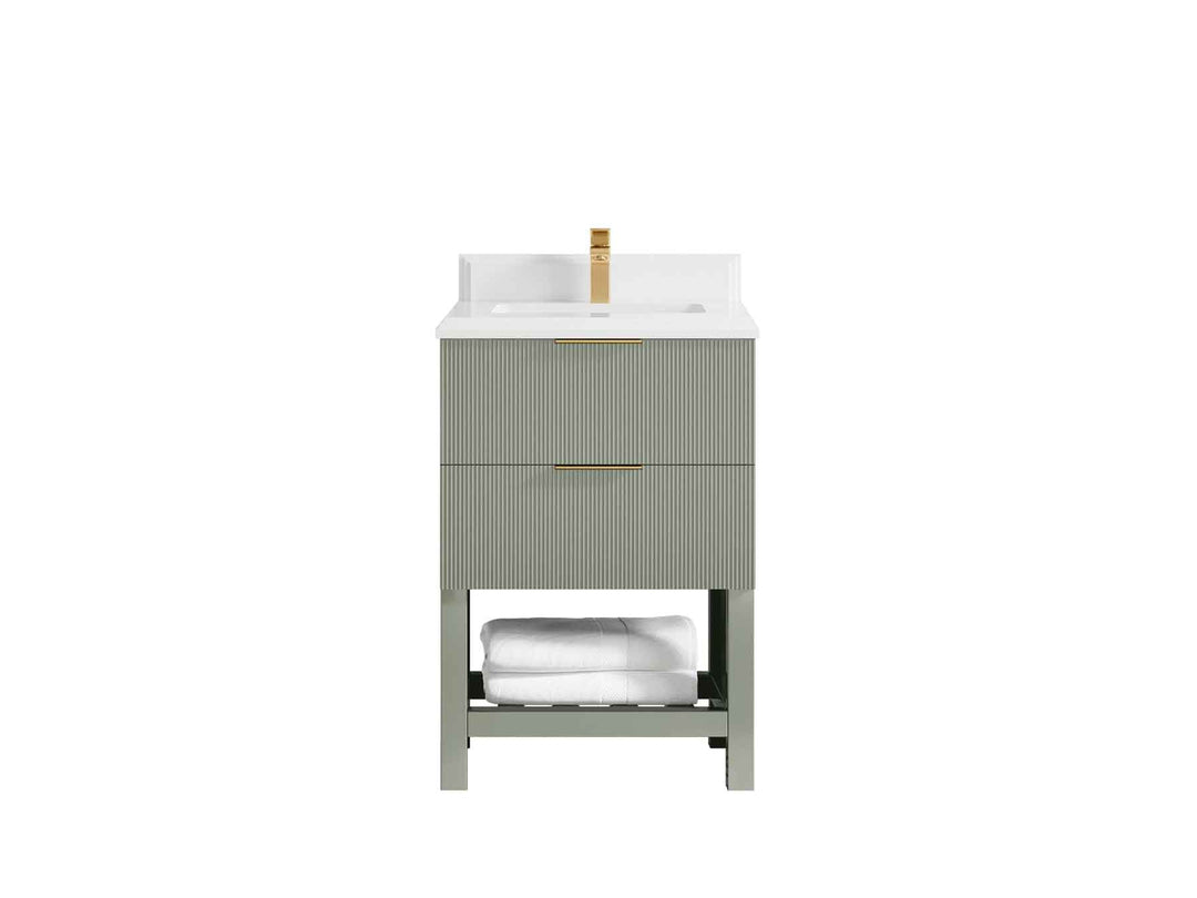 Catalina 24 in. W x 22 in. D Single Sink Bathroom Vanity - Willow Bath and Vanity