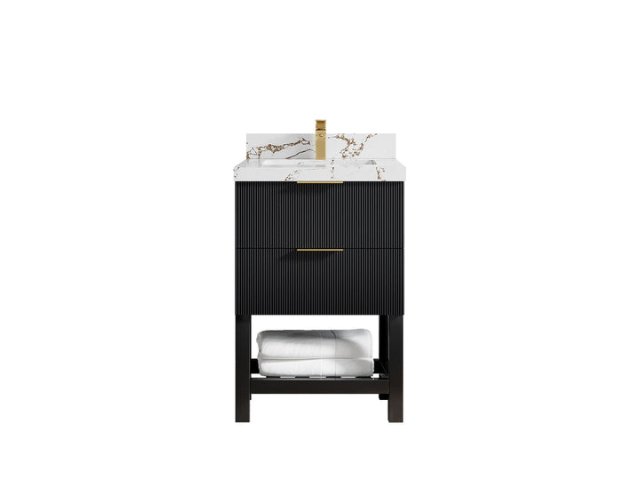 Catalina 24 in. W x 22 in. D Single Sink Bathroom Vanity - photo 36