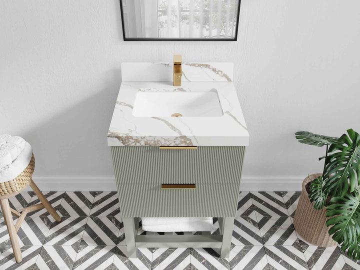 Catalina 24 in. W x 22 in. D Single Sink Bathroom Vanity - photo 13