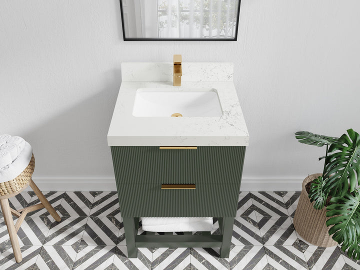 Catalina 24 in. W x 22 in. D Single Sink Bathroom Vanity - photo 27