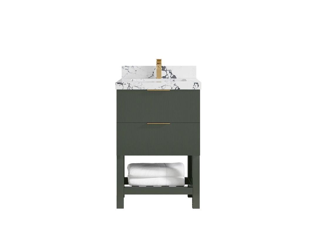 Catalina 24 in. W x 22 in. D Single Sink Bathroom Vanity - Willow Bath and Vanity