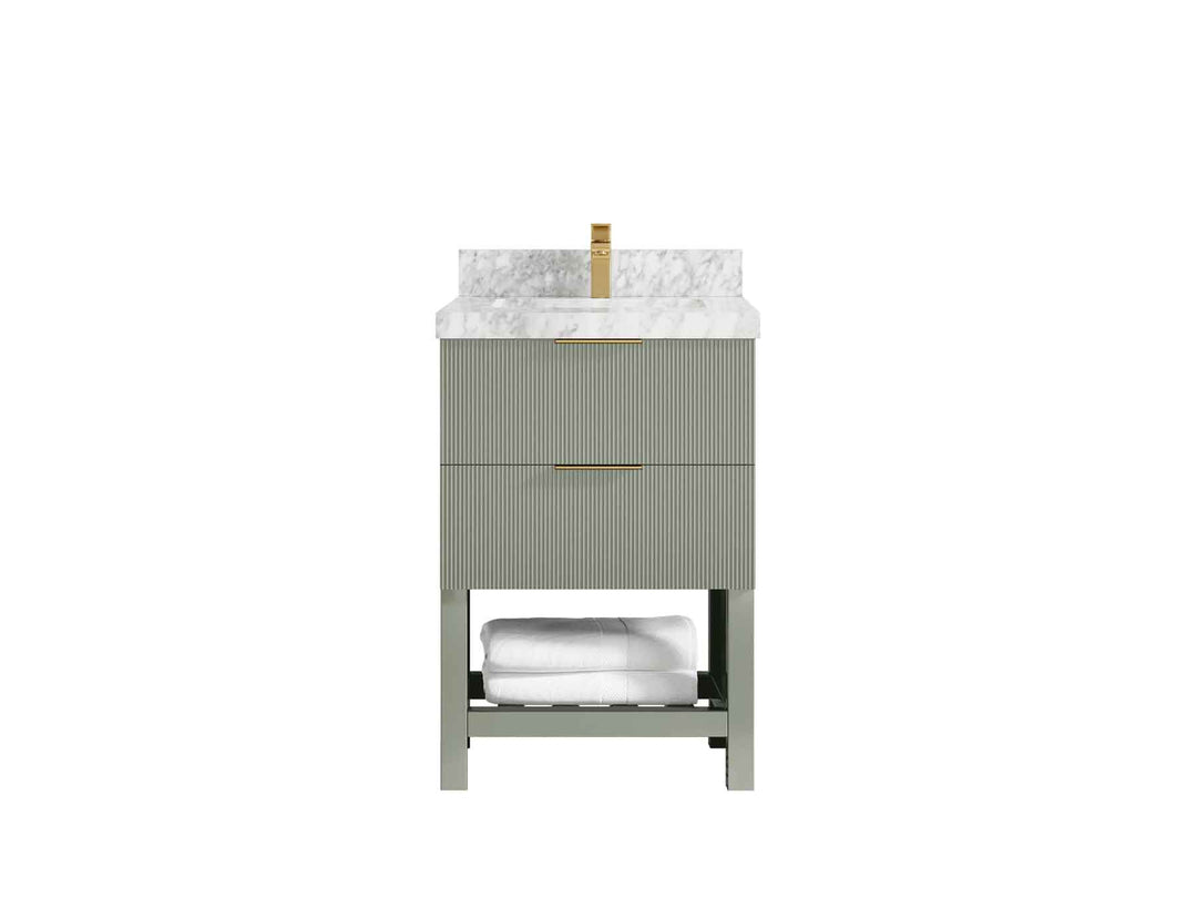 Catalina 24 in. W x 22 in. D Single Sink Bathroom Vanity - Willow Bath and Vanity