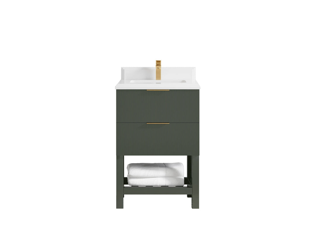 Catalina 24 in. W x 22 in. D Single Sink Bathroom Vanity - Willow Bath and Vanity