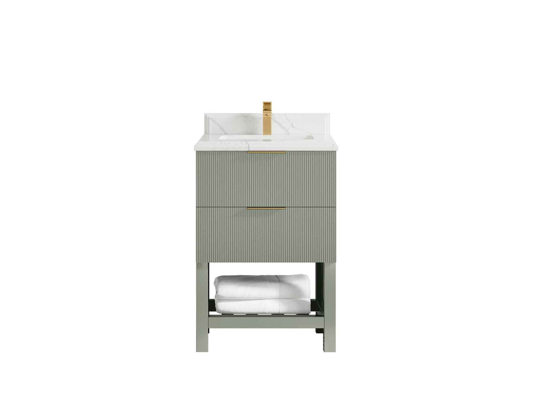 Catalina 24 in. W x 22 in. D Single Sink Bathroom Vanity - Willow Bath and Vanity