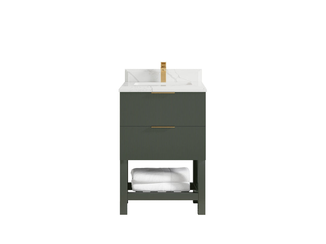 Catalina 24 in. W x 22 in. D Single Sink Bathroom Vanity - Willow Bath and Vanity