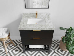 Catalina 30 in W x 22 in D Free Standing Reeded Single Sink Bathroom Vanity - photo 17