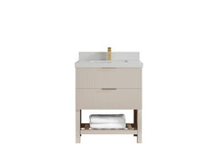 Catalina 30 in W x 22 in D Free Standing Reeded Single Sink Bathroom Vanity - photo 21
