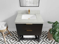 Catalina 30 in W x 22 in D Free Standing Reeded Single Sink Bathroom Vanity - photo 23