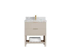 Catalina 30 in W x 22 in D Free Standing Reeded Single Sink Bathroom Vanity - photo 31