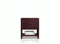 Catalina 30 in W x 22 in D Free Standing Reeded Single Sink Bathroom Vanity - photo 3