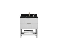 Catalina 30 in W x 22 in D Free Standing Reeded Single Sink Bathroom Vanity - photo 8