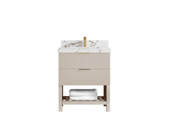 Catalina 30 in W x 22 in D Free Standing Reeded Single Sink Bathroom Vanity - photo 29
