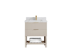 Catalina 30 in W x 22 in D Free Standing Reeded Single Sink Bathroom Vanity - photo 17