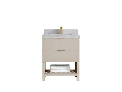 Catalina 30 in W x 22 in D Free Standing Reeded Single Sink Bathroom Vanity - photo 25