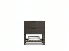 Catalina 30 in W x 22 in D Free Standing Reeded Single Sink Bathroom Vanity - photo 3