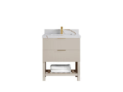 Catalina 30 in W x 22 in D Free Standing Reeded Single Sink Bathroom Vanity - photo 11