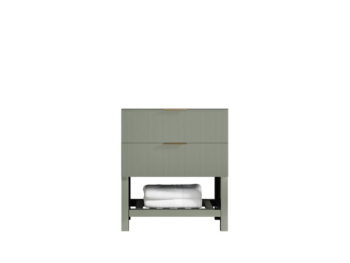 Catalina 30 in W x 22 in D Free Standing Reeded Single Sink Bathroom Vanity - photo 6