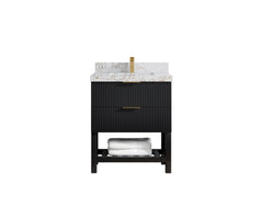 Catalina 30 in W x 22 in D Free Standing Reeded Single Sink Bathroom Vanity - photo 38