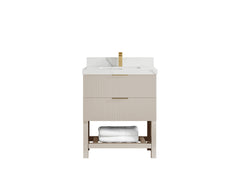 Catalina 30 in W x 22 in D Free Standing Reeded Single Sink Bathroom Vanity - photo 13