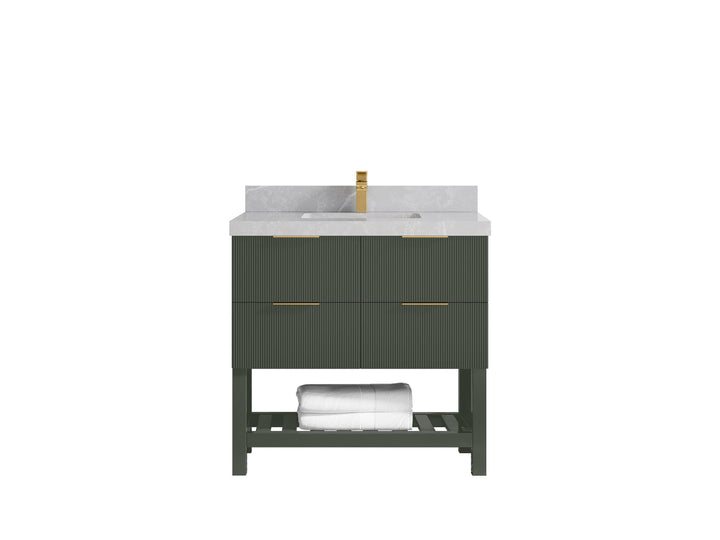 Catalina 36 in. W x 22 in. D Center Sink Bathroom Vanity - photo 30