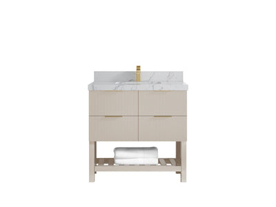 Catalina 36 in. W x 22 in. D Center Sink Bathroom Vanity - Willow Bath and Vanity
