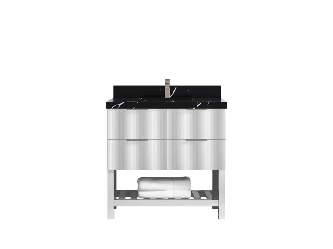 Catalina 36 in. W x 22 in. D Center Sink Bathroom Vanity - Willow Bath and Vanity