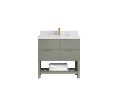 Catalina 36 in. W x 22 in. D Center Sink Bathroom Vanity - photo 25