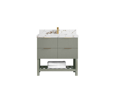 Catalina 36 in. W x 22 in. D Center Sink Bathroom Vanity - Willow Bath and Vanity