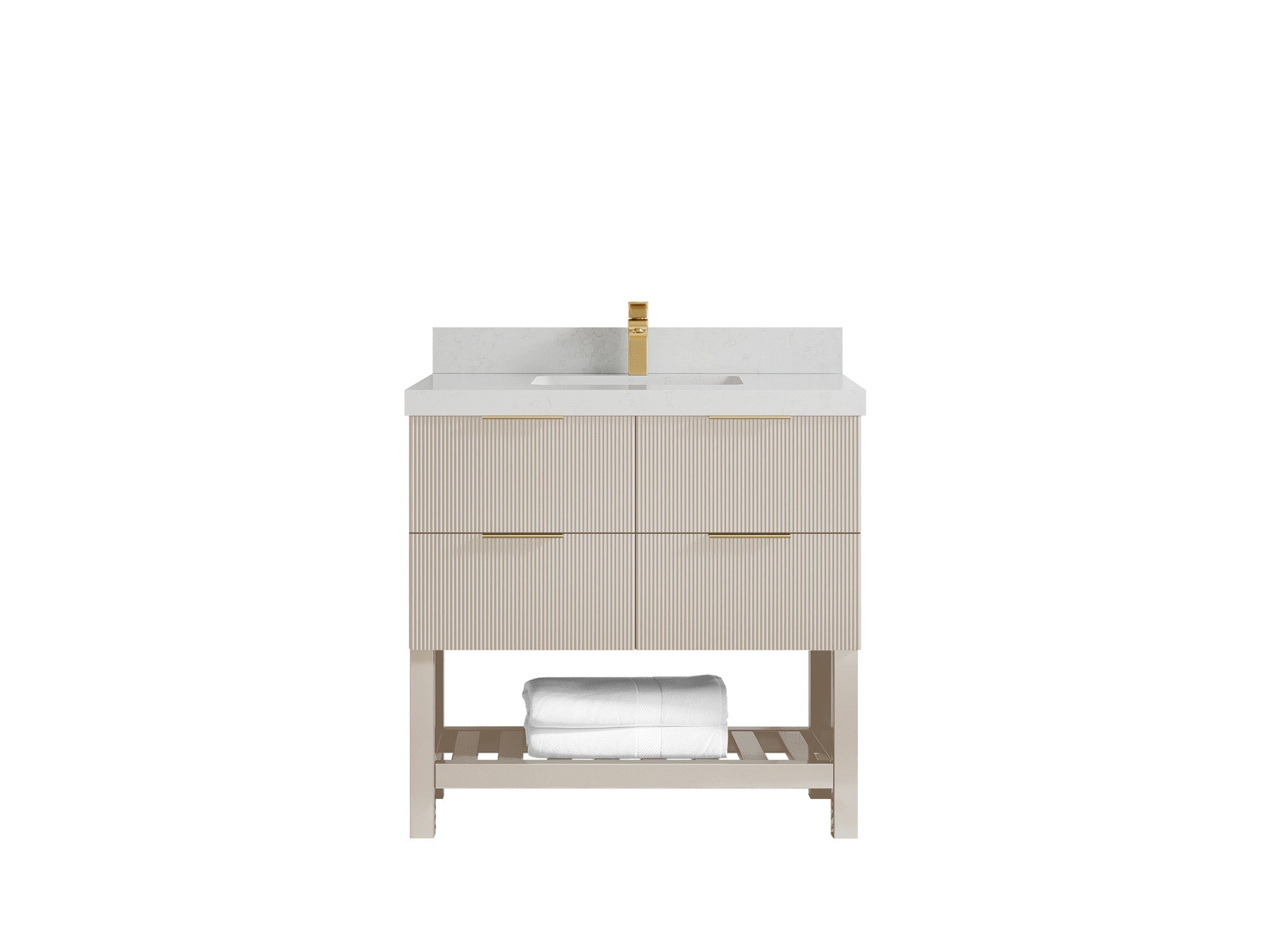 Catalina 36 in. W x 22 in. D Center Sink Bathroom Vanity - Willow Bath and Vanity
