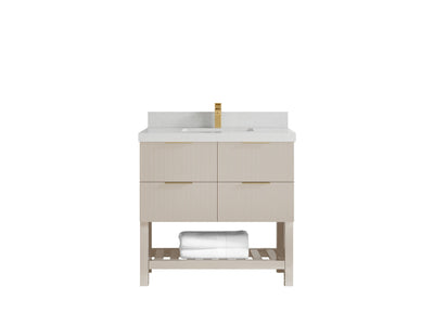 Catalina 36 in. W x 22 in. D Center Sink Bathroom Vanity - Willow Bath and Vanity
