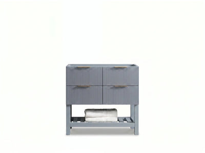 Catalina 36 in. W x 22 in. D Center Sink Bathroom Vanity - Willow Bath and Vanity