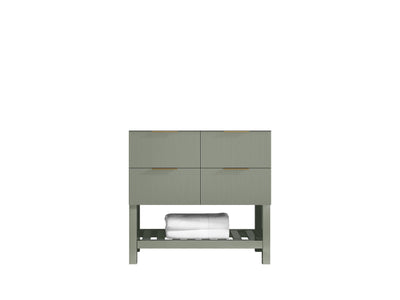 Catalina 36 in. W x 22 in. D Center Sink Bathroom Vanity - Willow Bath and Vanity