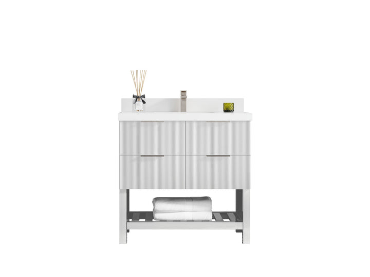 Catalina 36 in. W x 22 in. D Center Sink Bathroom Vanity - photo 1