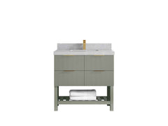 Catalina 36 in. W x 22 in. D Center Sink Bathroom Vanity - photo 29