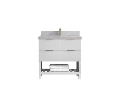 Catalina 36 in. W x 22 in. D Center Sink Bathroom Vanity - Willow Bath and Vanity