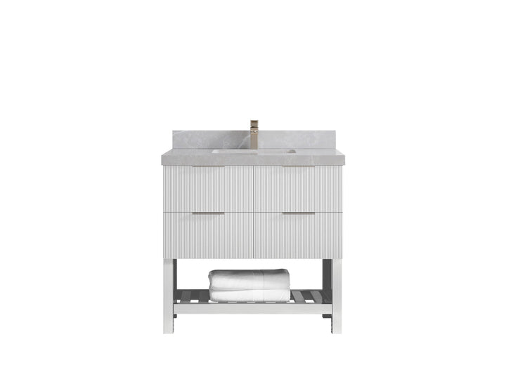 Catalina 36 in. W x 22 in. D Center Sink Bathroom Vanity - photo 24