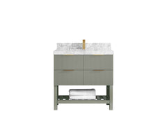 Catalina 36 in. W x 22 in. D Center Sink Bathroom Vanity - photo 9