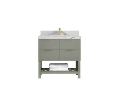 Catalina 36 in. W x 22 in. D Center Sink Bathroom Vanity - photo 11
