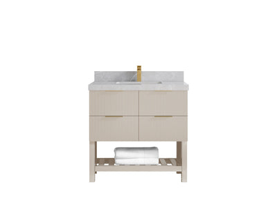 Catalina 36 in. W x 22 in. D Center Sink Bathroom Vanity - Willow Bath and Vanity