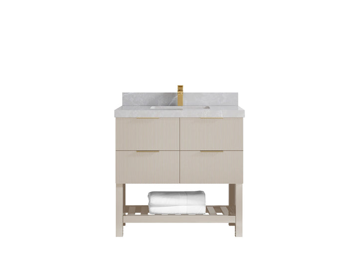 Catalina 36 in. W x 22 in. D Center Sink Bathroom Vanity - photo 25