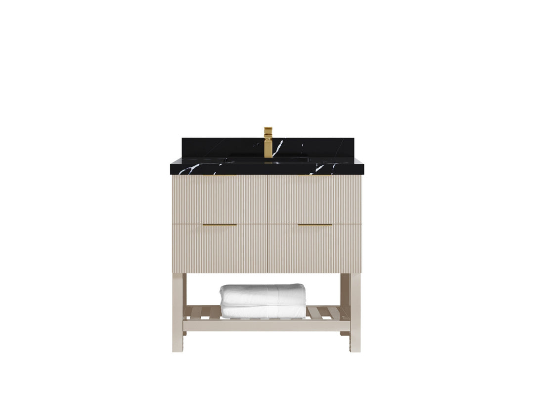 Catalina 36 in. W x 22 in. D Center Sink Bathroom Vanity - Willow Bath and Vanity
