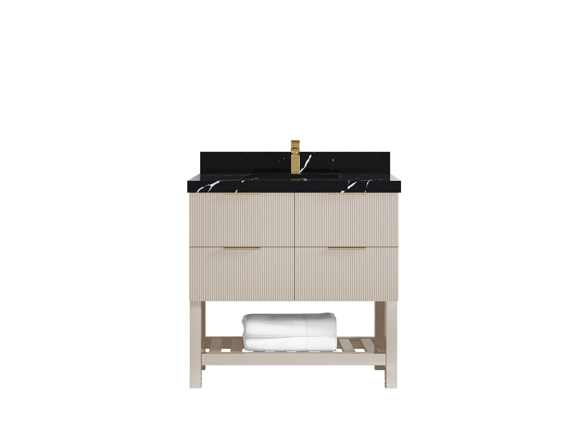 Catalina 36 in. W x 22 in. D Center Sink Bathroom Vanity - Willow Bath and Vanity