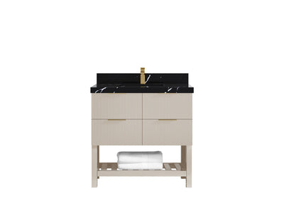 Catalina 36 in. W x 22 in. D Center Sink Bathroom Vanity - Willow Bath and Vanity