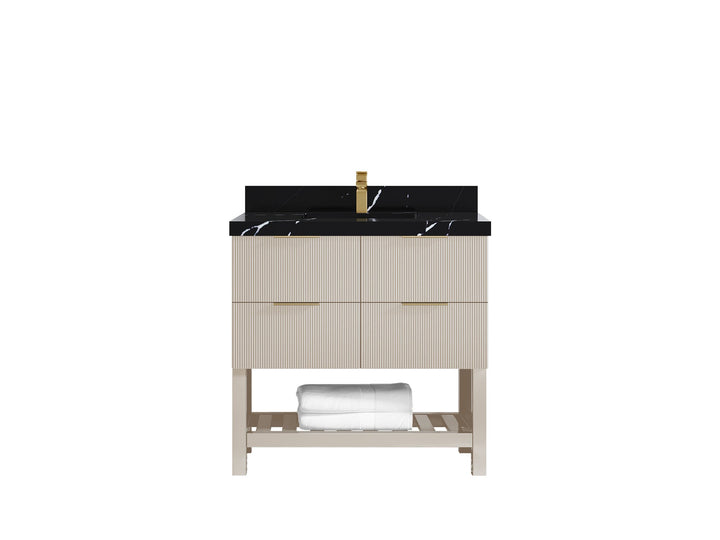 Catalina 36 in. W x 22 in. D Center Sink Bathroom Vanity - photo 9