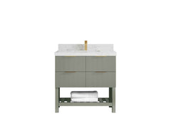 Catalina 36 in. W x 22 in. D Center Sink Bathroom Vanity - photo 15