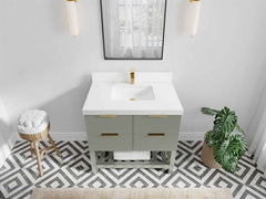 Catalina 36 in. W x 22 in. D Center Sink Bathroom Vanity - photo 20