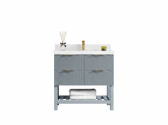 Catalina 36 in. W x 22 in. D Center Sink Bathroom Vanity - photo 1