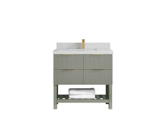 Catalina 36 in. W x 22 in. D Center Sink Bathroom Vanity - photo 23